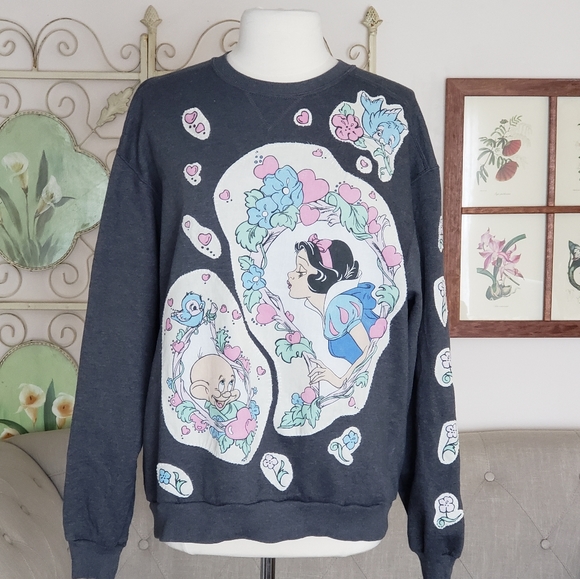 Vintage 90s Reworked Disney Snow White Sweatshirt - Picture 1 of 5